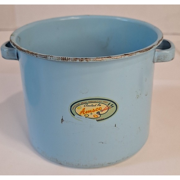 Amsco Baby Bottle Sterilizer Toy Warmer Granite Ware With Bottles & Rack Vintage - Picture 5 of 11